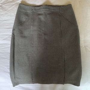 Checkered Banana Republic Pencil Skirt